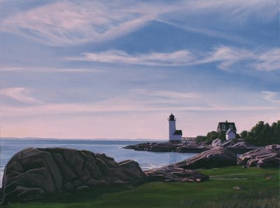Squam Light Evening, 2014 by David Arsenault